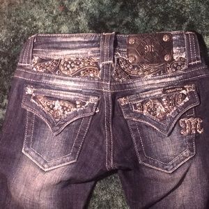 Miss me cropped jeans